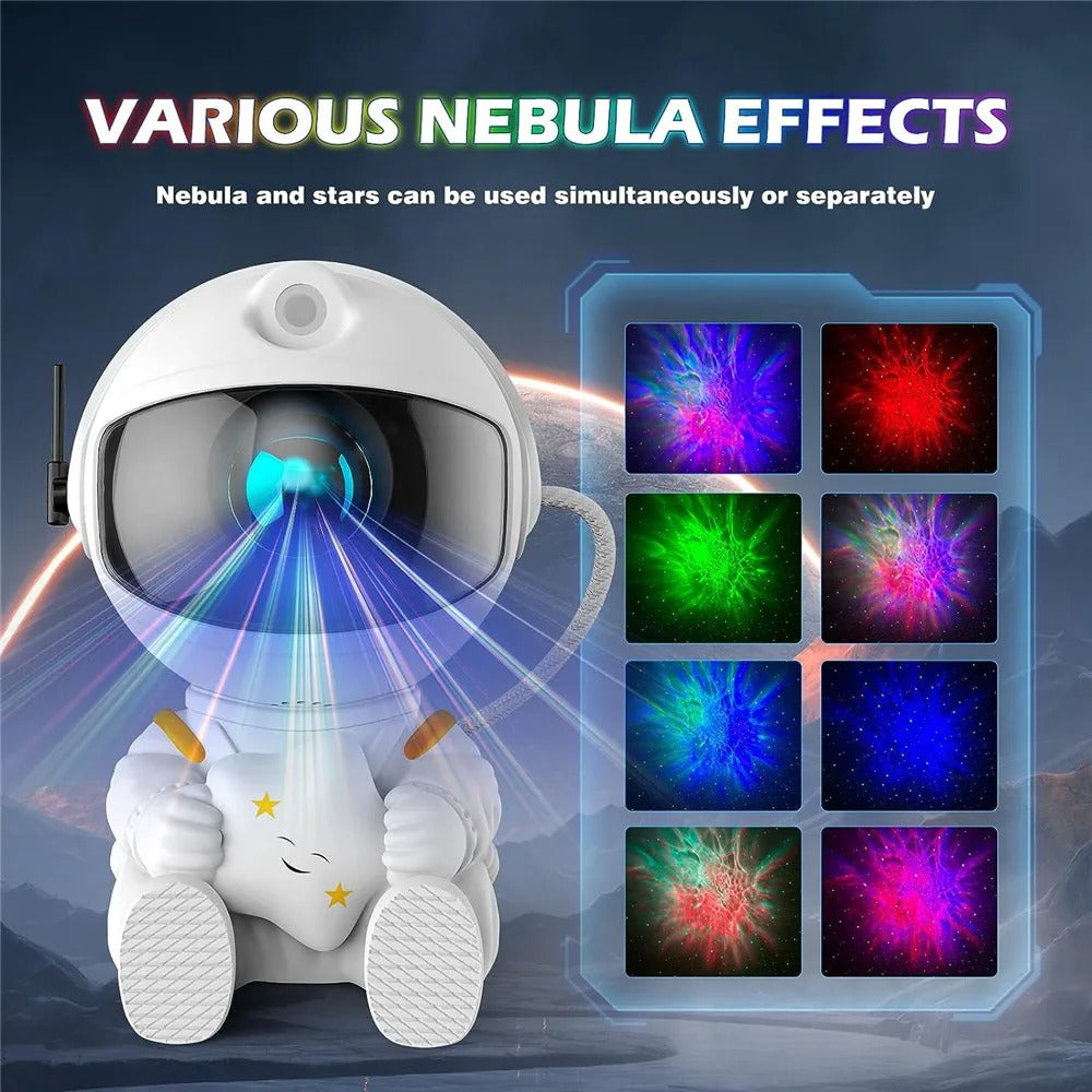 Explore the Stars | Astronaut Galaxy Projector with LED Nebula Light!