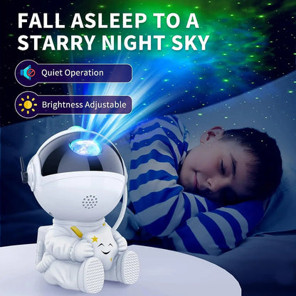 Explore the Stars | Astronaut Galaxy Projector with LED Nebula Light!